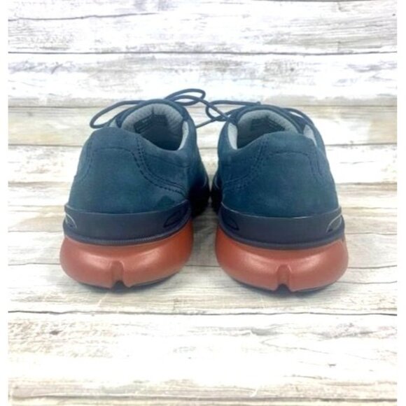 Johnston & Murphy XC4 Waterproof Navy Blue Suede Oxfords Size 11M - Picture 5 of 9